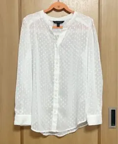 BANANA REPUBLIC ブラウス ホワイト オフィス ビジネス シャツ
