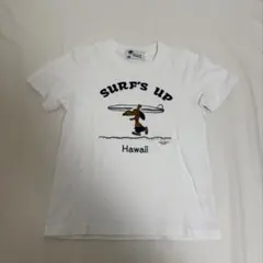 ハワイ限定　　moni SURF'S UP Tシャツ YS SURF'S UP Tシャツ ホワイト HAWAII Moni ハワイ 140 - メルカリ