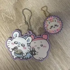 ちいかわ モモンガ セット ラバーキーホルダー 古本屋 手作りおやつチャーム