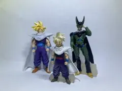 ドラゴンボール セル 悟飯（大と小）フィギュア　3体セット