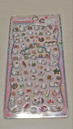 シマエナガ だいふく ジュエル プチ ドロップ シール