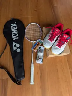 YONEX バドミントンラケット シューズ セット26cmのサムネイル