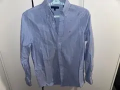 Tommy Hilfiger 青 長袖シャツ L