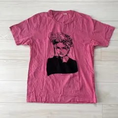 ユニクロUT PAPA DON'T PREACH Tシャツ　サイズL ピンクのサムネイル