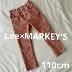 Lee×MARKEY'Sコラボ！コーデュロイ生地のオレンジ系パンツ110センチ