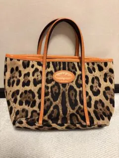 ✨極美品✨ ドルチェ&ガッパーナ ミニ ハンドバッグ ロゴ ヒョウ柄 極上美品・使用感少ない】ドルチェ&ガッバーナ レオパード ハラコ ミニ