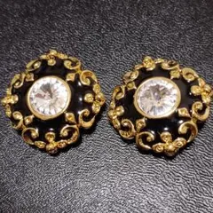 ニナリッチ　イヤリング　大振り　ストーン　付属品なし