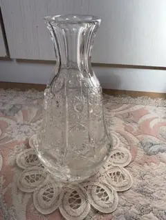 ポーランド製 VARSOVIA ハンドカットクリスタル カラフェグラス
