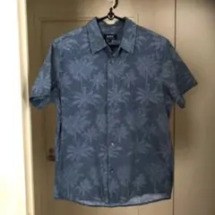 A.P.C アーペーセー　半袖シャツ　メンズ　ブルー　柄のサムネイル