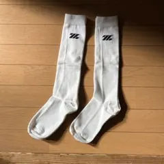 ホワイト ロゴ入り ソックス