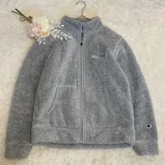 1849〈チャンピオン〉M ボアフリース ジップジャケット ブルゾン グレー系
