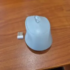 水色 ワイヤレスマウス USBレシーバー付き