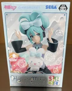 ちょこのせ　初音ミク×シナモロール　フィギュア　サンリオ　シナモン　コラボ　セガ