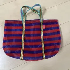 カルディ メッシュ トートバッグ ボーダーのサムネイル