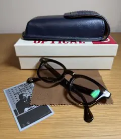 JULIUS TART OPTICAL AR オリーブグリーンササ 46 22のサムネイル
