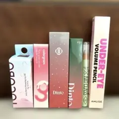 韓国コスメ まとめ売り ブルベ セット リップグロス ティント アイペンシル