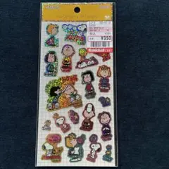 スヌーピー　シール　ホログラムステッカー　シール帳