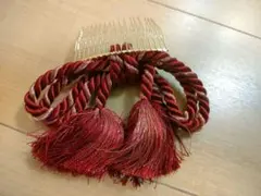 和風　髪飾り　タッセル付き　コーム　成人式　卒業式　前撮り　着物