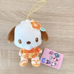 サンリオキャラクターズ ハイビスカス浴衣ちょいデカマスコット ポチャッコ