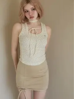 andmary Rosie flower knit tops PNK - メルカリ