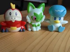 ポケモン ソフビ3体セット(ホゲータ、ニャオハ、クワッス)
