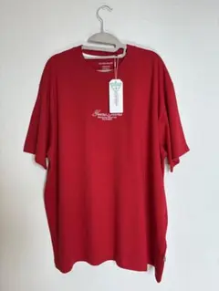 【新品タグ付き】GUESS JEANS オーバーサイズTシャツ 赤のサムネイル