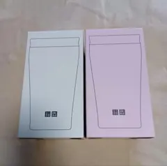 ユニクロ　感謝祭　ノベルティ　ステンレスボトル　2個セット　ピンク　ホワイト