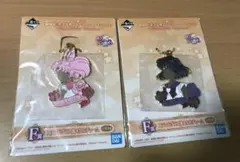 セーラームーン　ステンドグラス風メタルチャーム2種セット(ちびムーン、サターン)