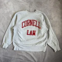 80s チャンピオン リバースウィーブ 刺繍カレッジスウェット L USA製