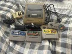【任天堂】 スーパーファミコン 本体 付属品完備 ジャンク品
