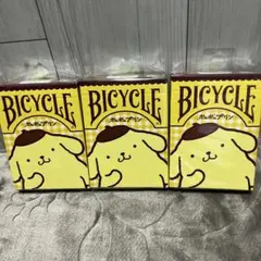 BICYCLE ポムポムプリン　トランプ　新品未開封3個セット