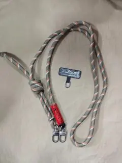 topologie トポロジー　8.0mmロープ＆スマホアダプターセット みどり