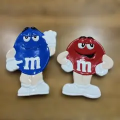 M&M's トレー　2枚セット レッド ブルーのサムネイル