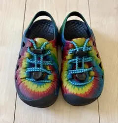 KEEN RIO タイダイ サンダル 17センチ　美品
