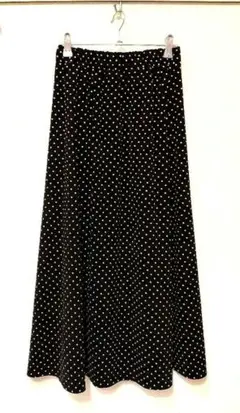 【UNIQLO Joy of Print】ロングスカート 水玉 ドット 限定美品