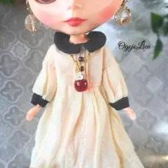 ブライス　リカちゃん　ドール　アウトフィット　ネックレス　りんご