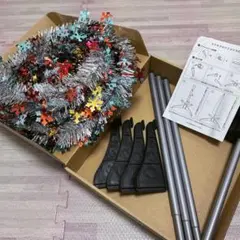 ☆ クリスマスツリー 150CM キラキラ モールツリー 折りたたみのサムネイル