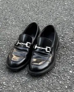 アッシュGENITAL JACk ゴールド金具付厚底ローファー38(24cm) - メルカリ