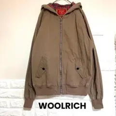 WOOLRICH メンズ フード ジャケット 茶 ジャンバー ブルゾン Lのサムネイル