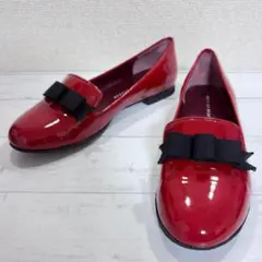 MARC BY MARC JACOBS エナメル リボン フラットシューズ 37のサムネイル