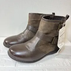 【訳あり特価】アシックス 商事 ショートブーツ サイドジップ　Mサイズ