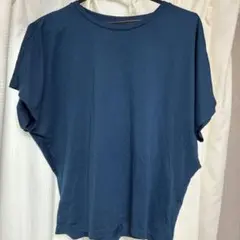 UNIQLO エアリズム ドレープTシャツ M ブルー