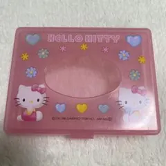 キティ　ポケットティッシュケース　レトロ　傷あり