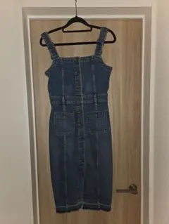 ZARA デニムジャンパードレス