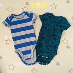 ＜未使用＞カーターズ半袖ロンパース 2枚セット新生児50㎝
