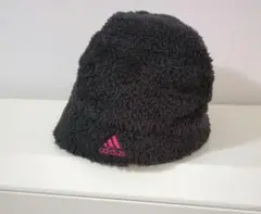 adidas フリース バケットハット ブラック