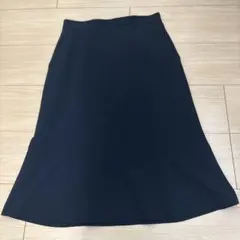 ネイビーオフィススカート