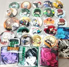 僕のヒーローアカデミアまとめ売り 28個　缶バッチカバー付　一番くじ　ストラップ