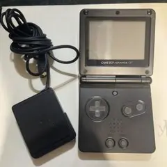 【美品・動作確認済】ゲームボーイアドバンスSP 本体 ブラック 純正充電器付き