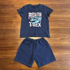 パジャマ　T-REX 半袖　セットアップ ルームウェア　120 110 恐竜